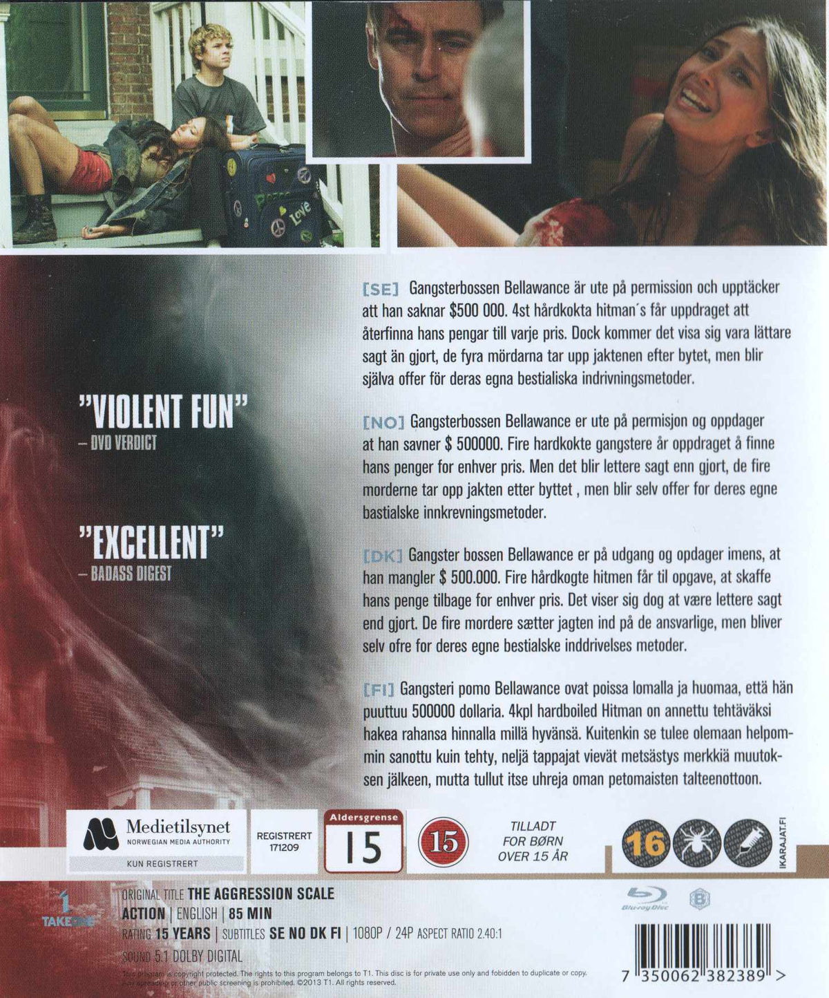 The Aggression Scale (2013) Blu-ray
