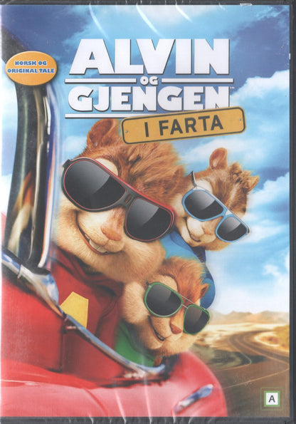Alvin and the Chipmunks 4 Road Chip (2015) DVD, Norwegian Edition