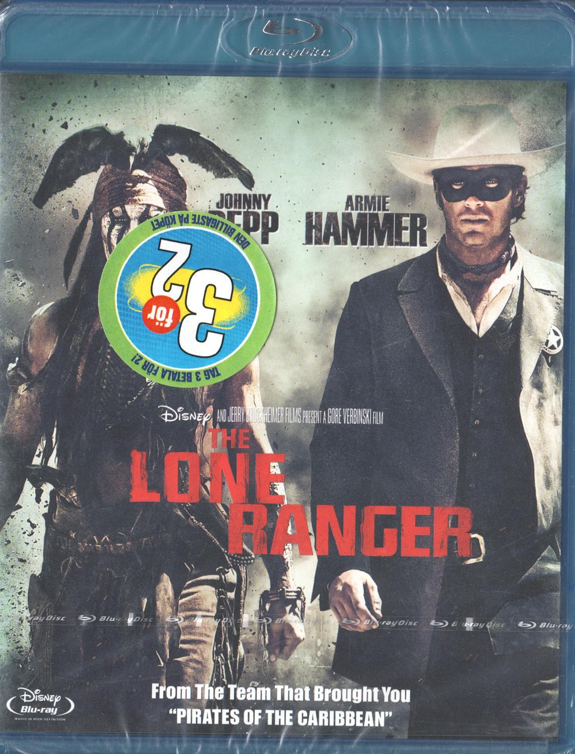 The Lone Ranger (2013) Blu-ray