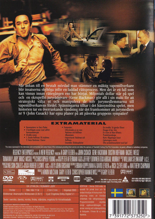 Runaway Jury (2003) DVD