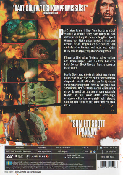 Combat Shock (1986) DVD