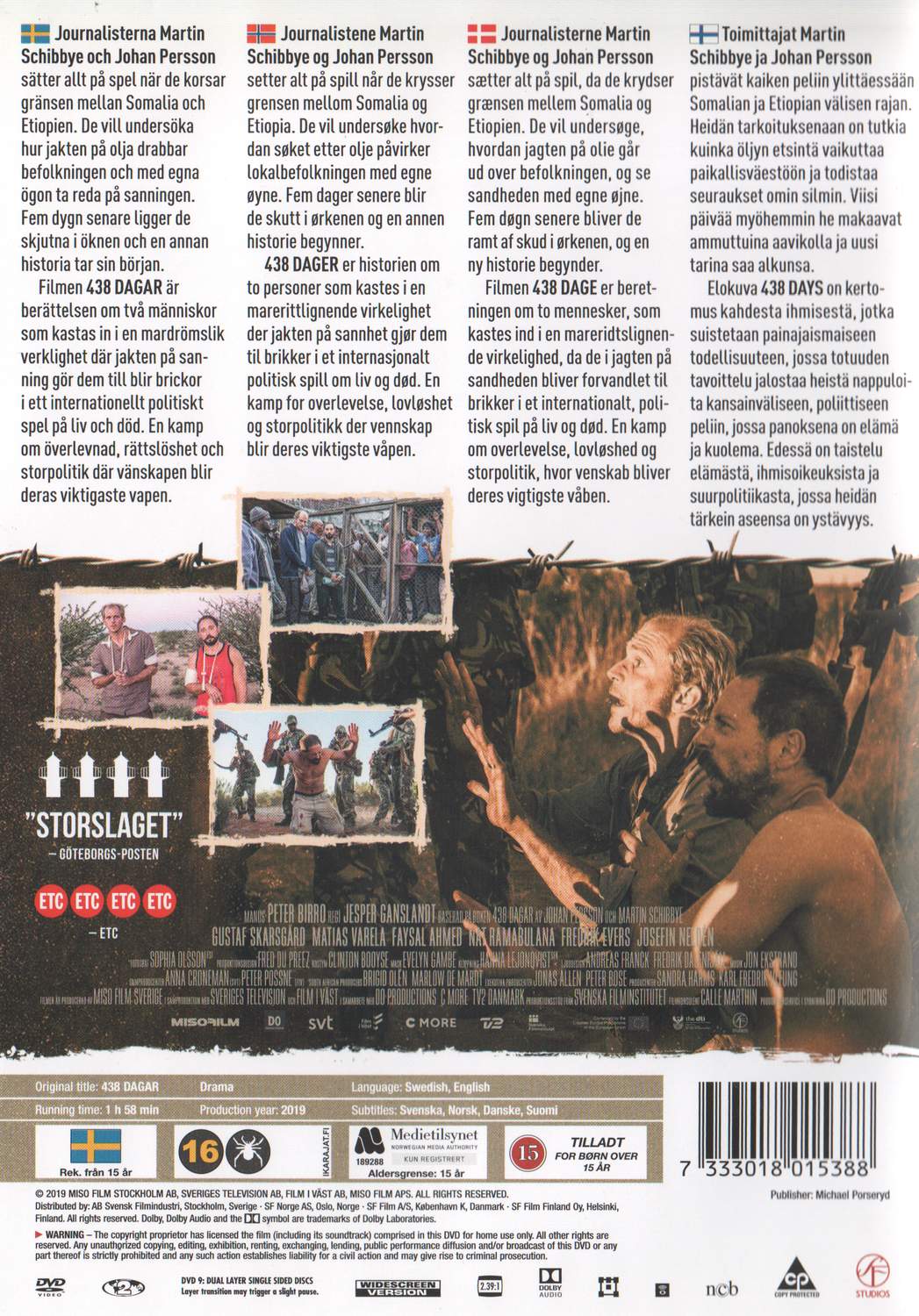 438 Dagar (2019) DVD