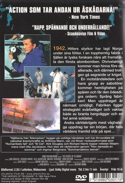 The Heroes of Telemark (1965) DVD