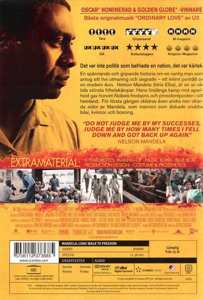 Mandela Long Walk to Freedom (2013) DVD