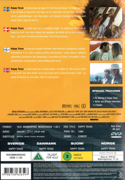 Happy Texas (1999) DVD