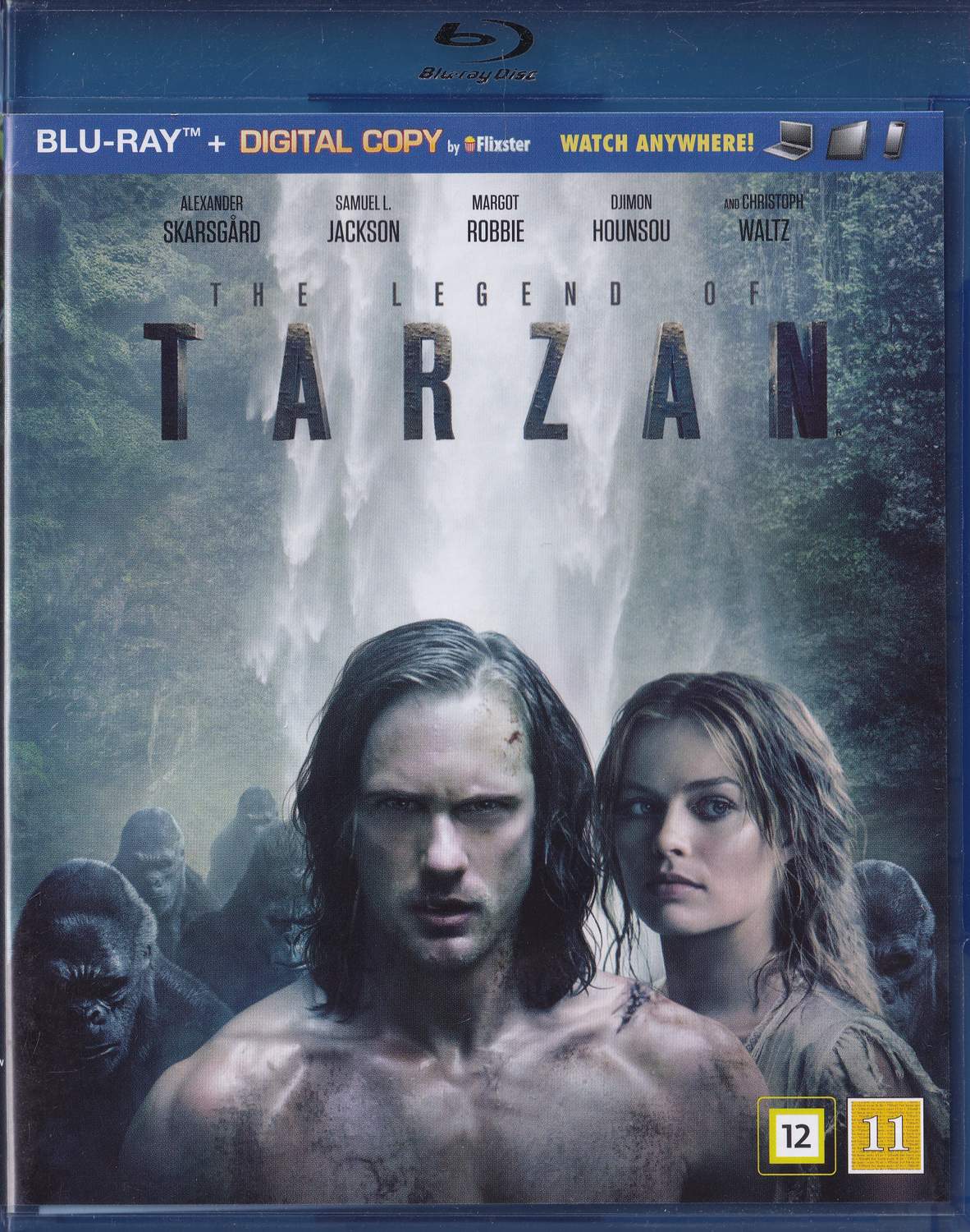 The Legend of Tarzan (2016) DVD