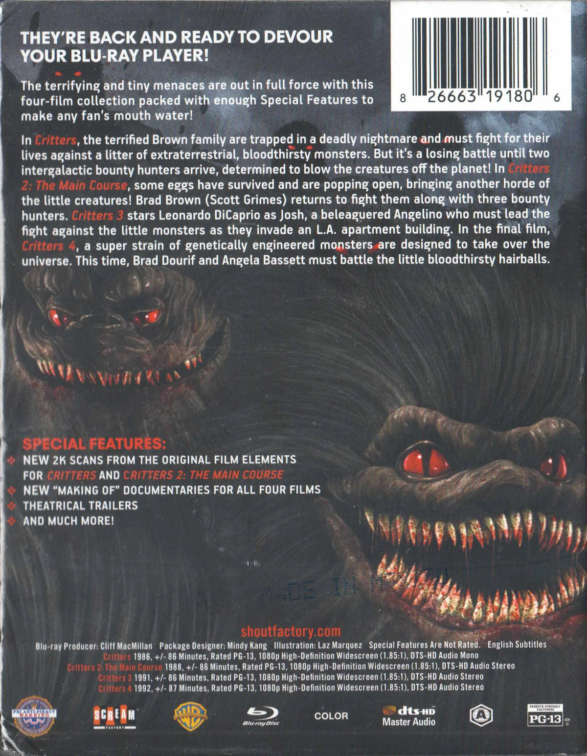 The Critters Collection Blu-ray