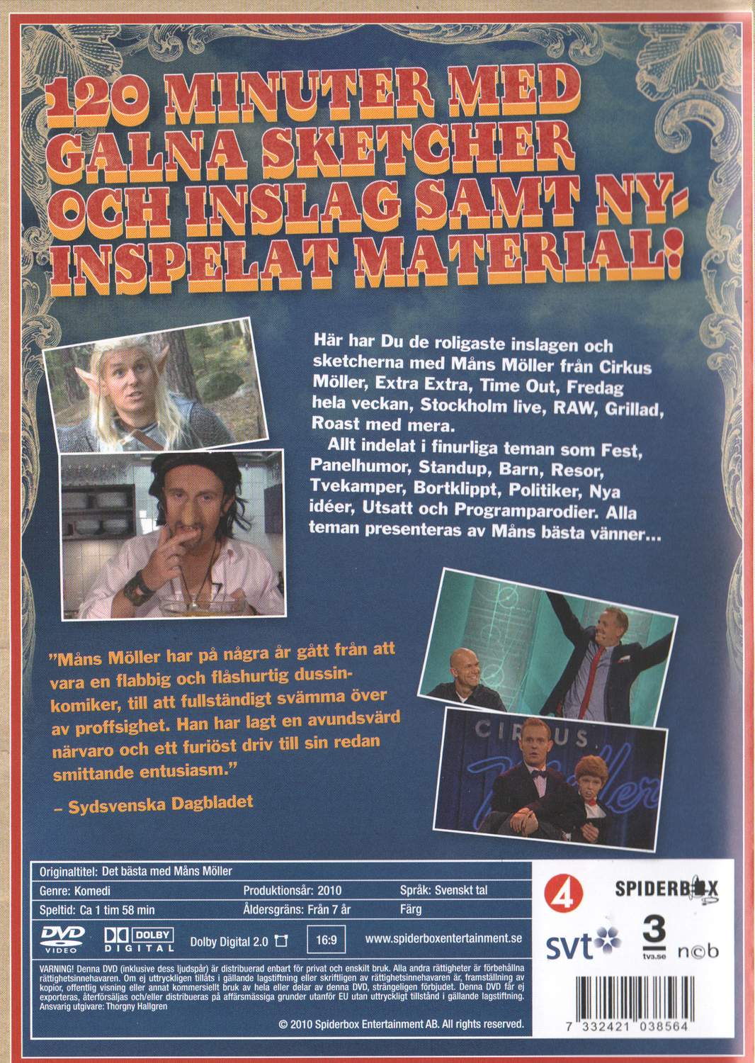 Det Bästa Med Måns Möller (2010) DVD