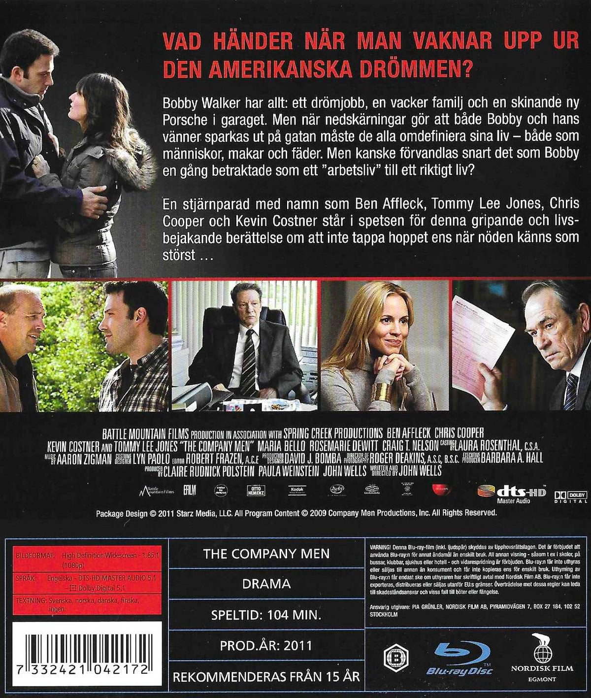 The Company Men (2011) Blu-ray