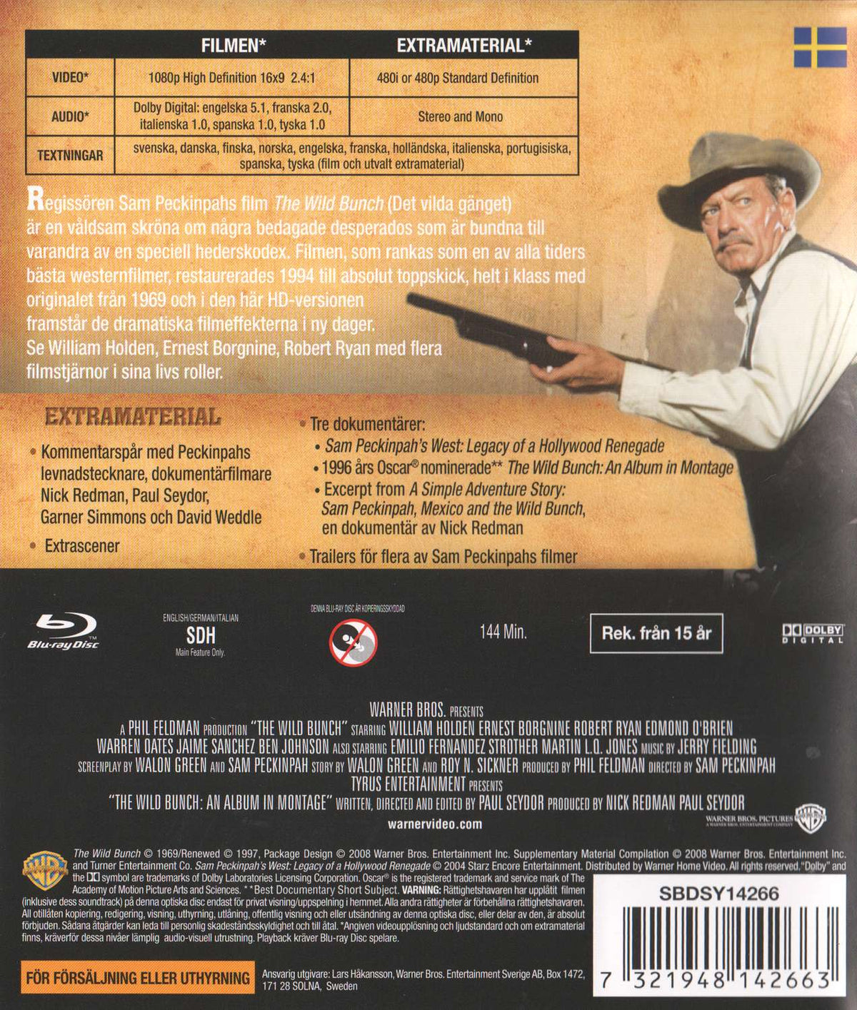 The Wild Bunch (1969) Blu-ray, Director's Cut