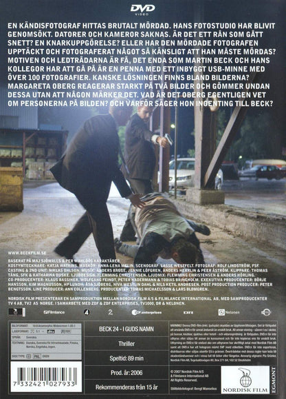 Beck 24 I Guds Namn (2006) DVD
