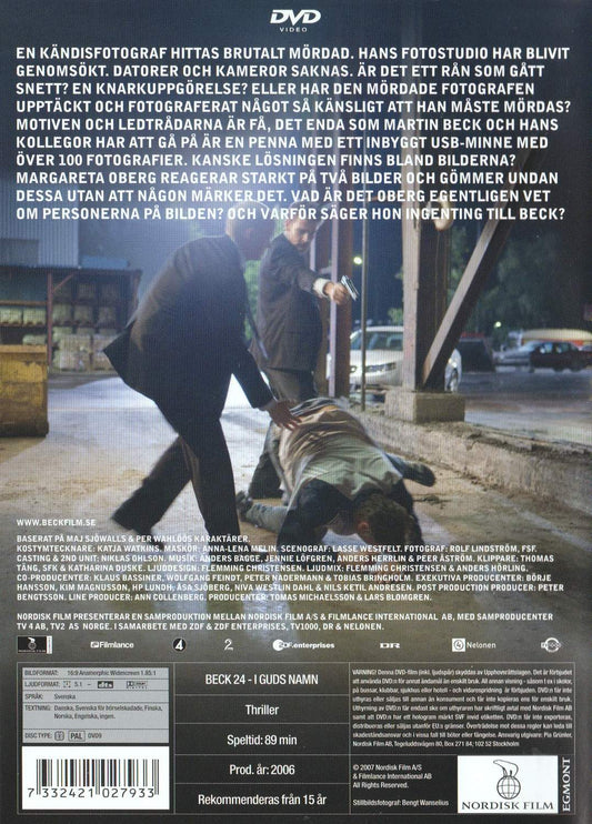 Beck 24 I Guds Namn (2006) DVD