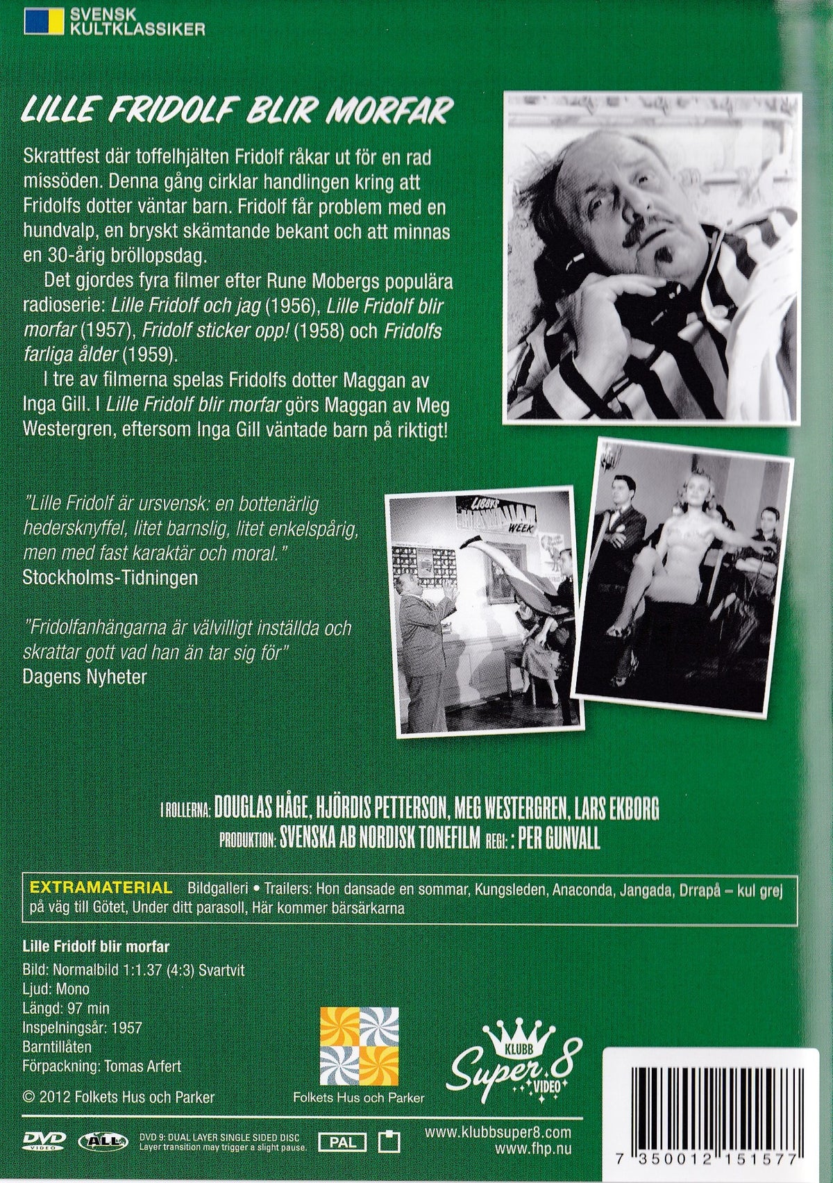 Lille Fridolf Blir Morfar (1957) DVD