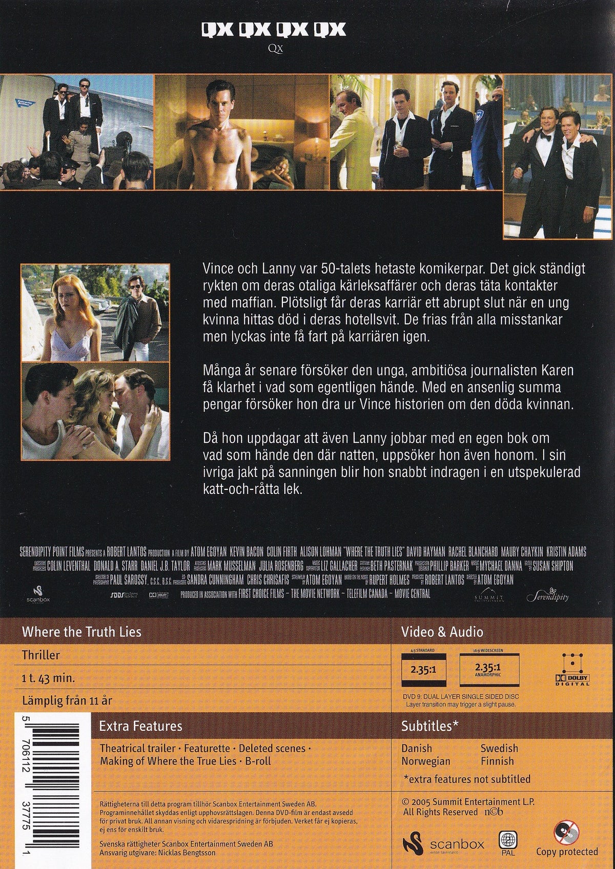 Where the Truth Lies (2005) DVD