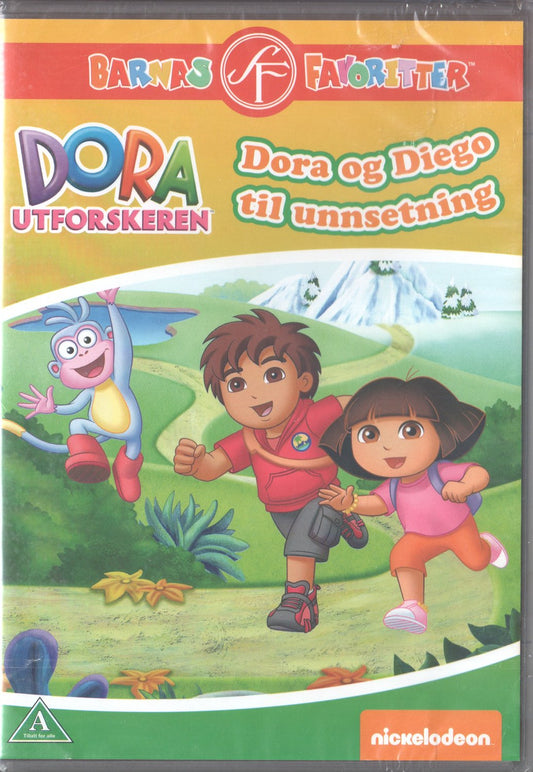Dora the Explorer Save the Day (2002) DVD, Norwegian Edition