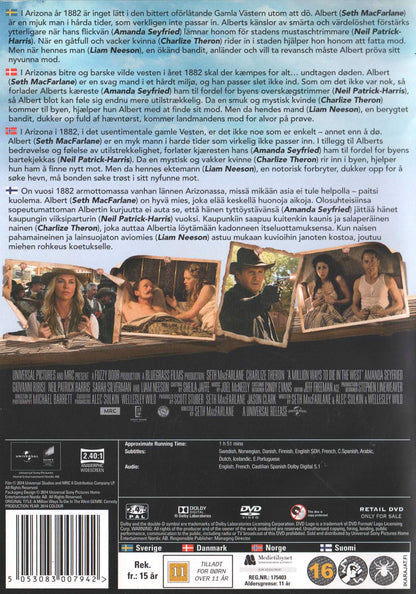 A Million Ways to Die in the West (2014) DVD