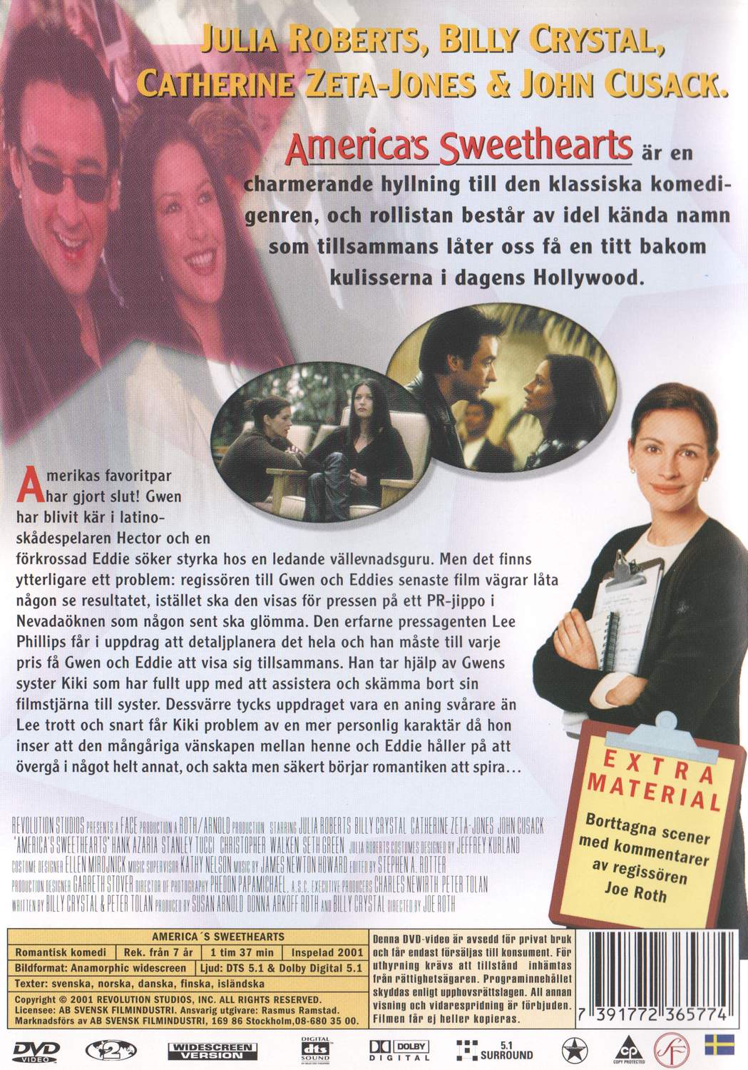 America's Sweethearts (2001) DVD