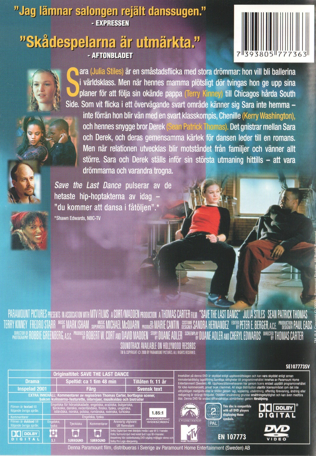 Save the Last Dance (2001) DVD