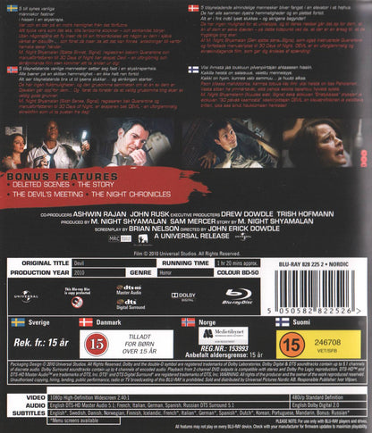 Devil (2010) Blu-ray