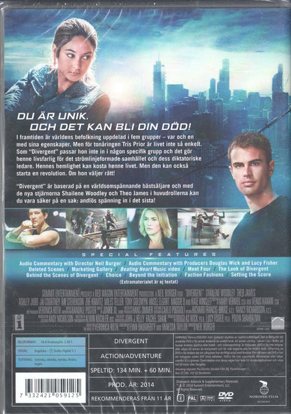 Divergent (2014) DVD