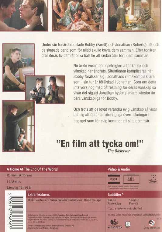 A Home at the End of the World (2004) DVD
