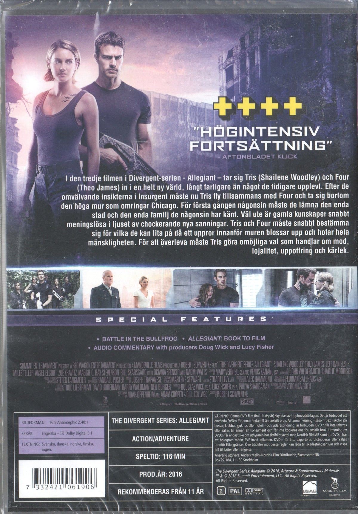 Allegiant (2016) DVD