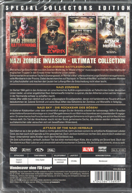 Nazi Zombie Invasion DVD, Special Collector's Edition
