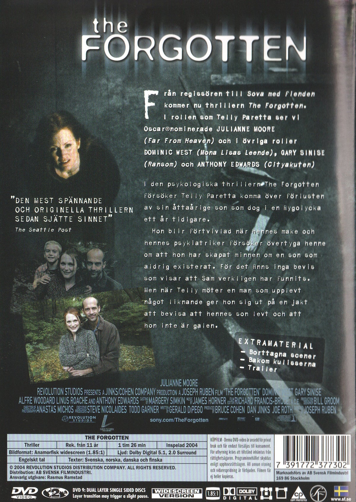 The Forgotten (2004) DVD