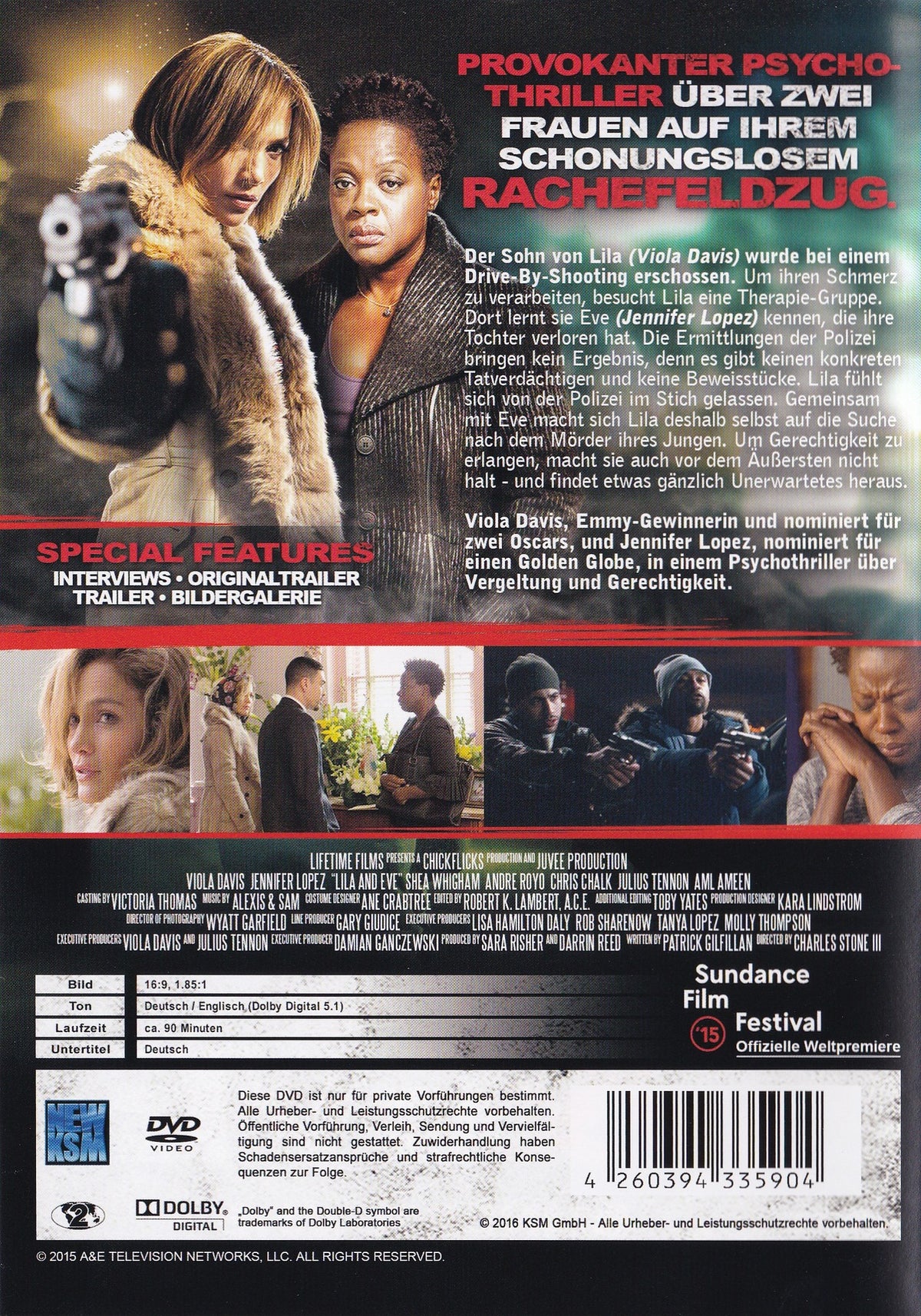 Lila & Eve (2015) DVD