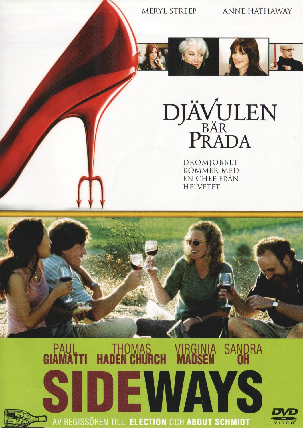 The Devil Wears Prada 2006 & Sideways (2004) DVD