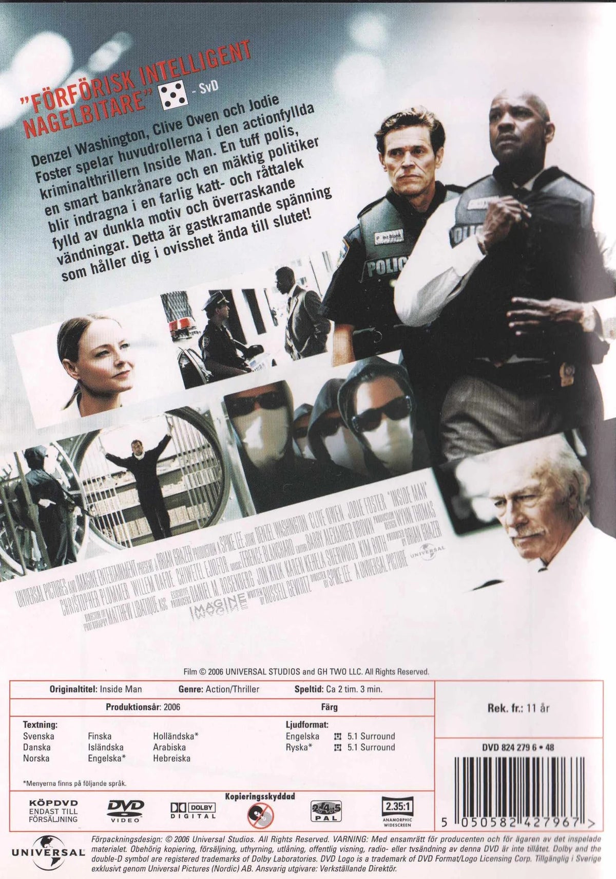 Inside Man (2006) DVD