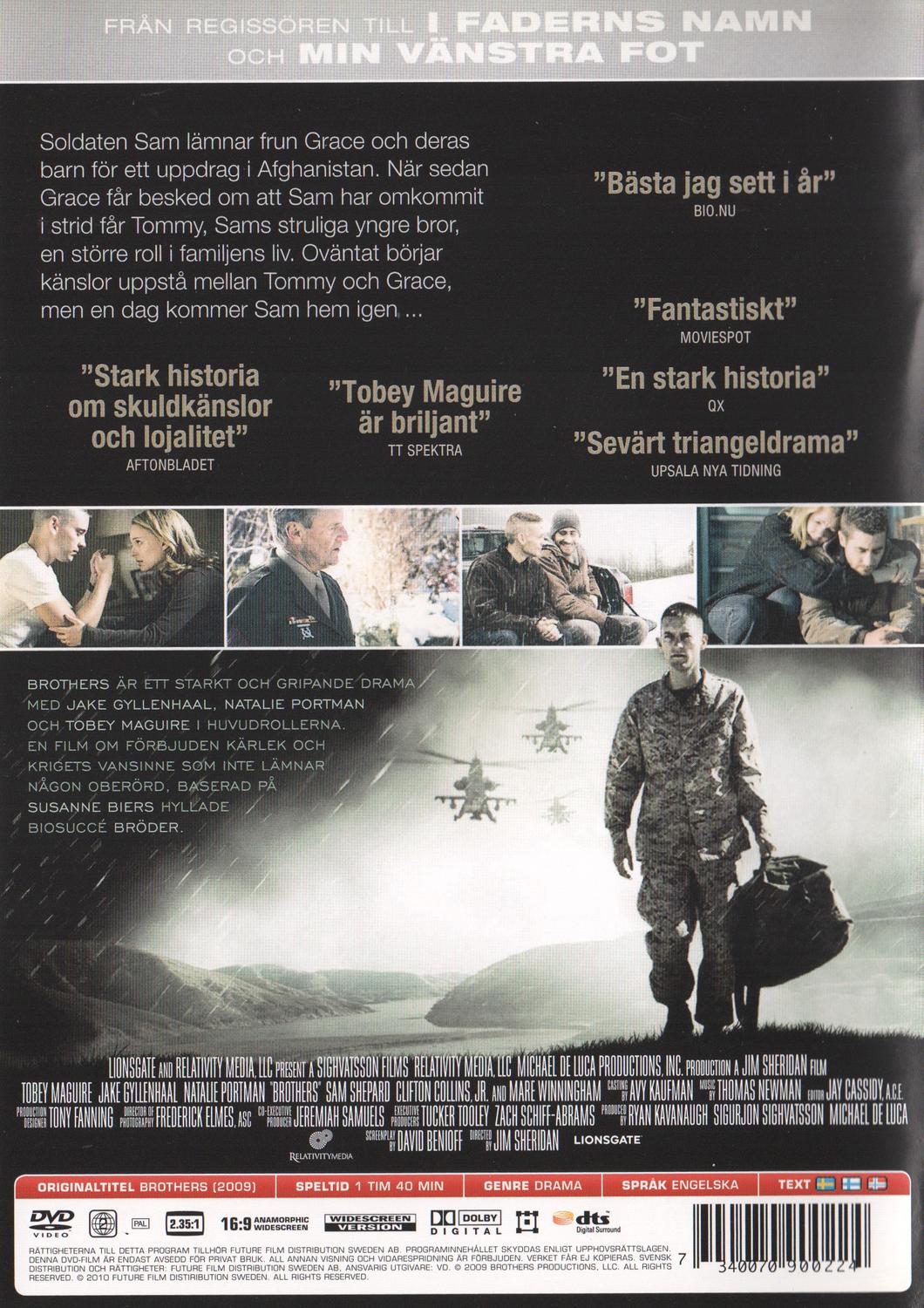 Brothers (2009) DVD