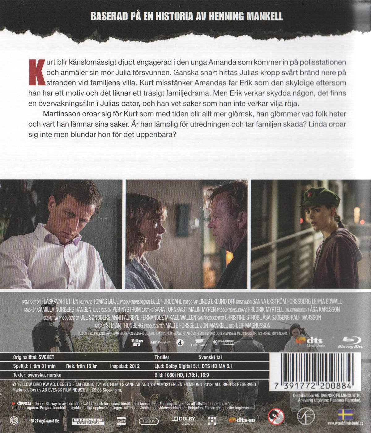 Wallander Sveket (2012) Blu-ray