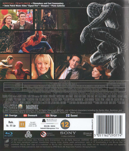 Spider-Man 3 (2007) Blu-ray