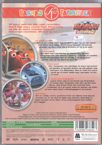 Rorri Racerbil FB for Bootball (2010) DVD