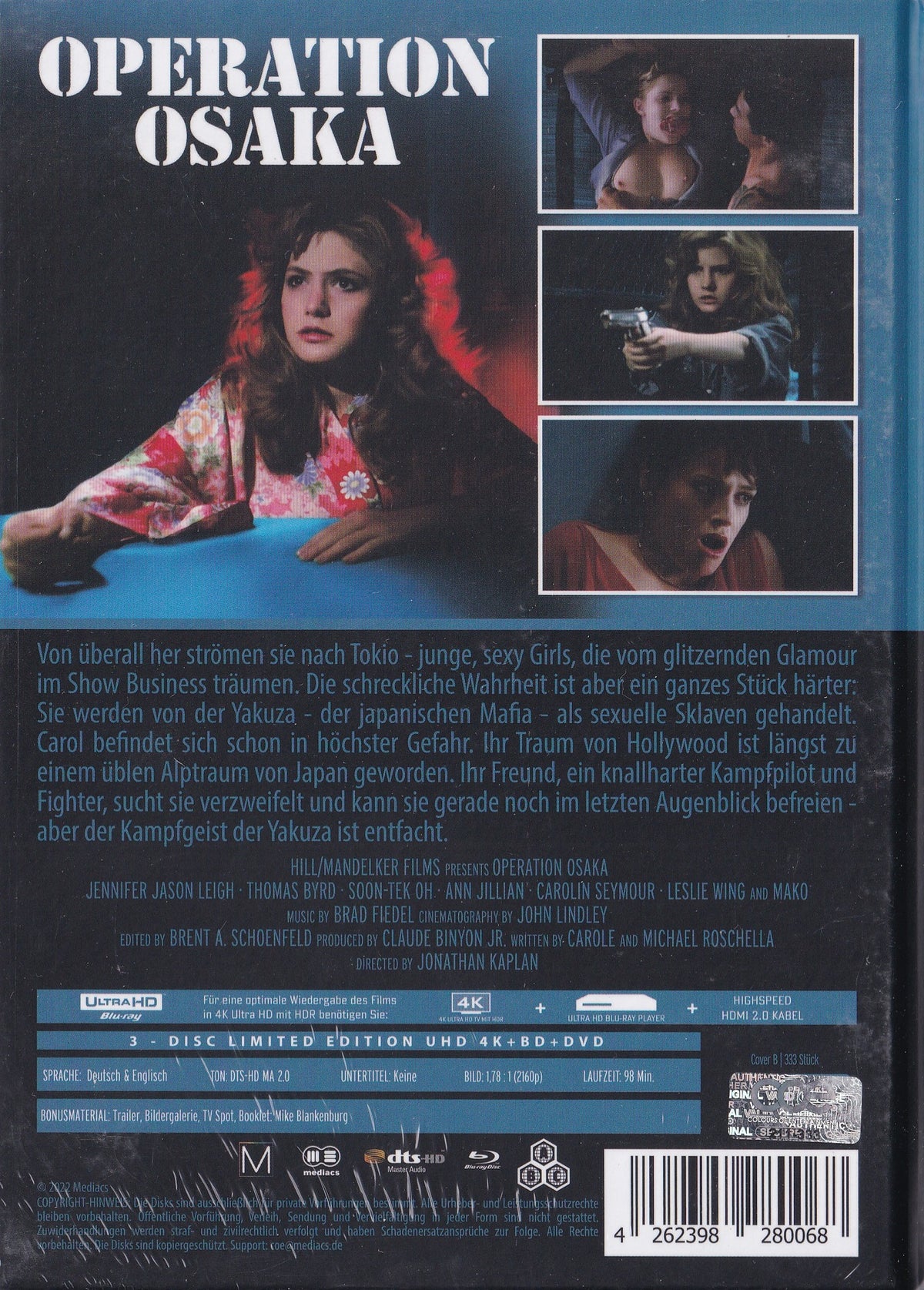 Operation Osaka / Girls of the White Orchid (1983) Blu-ray, Limited Edition Mediabook