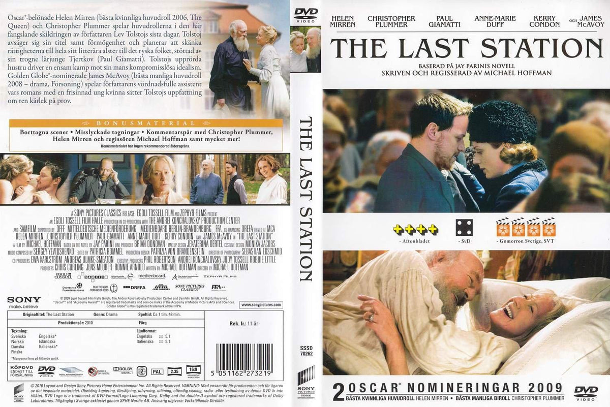The Last Station (2010) DVD
