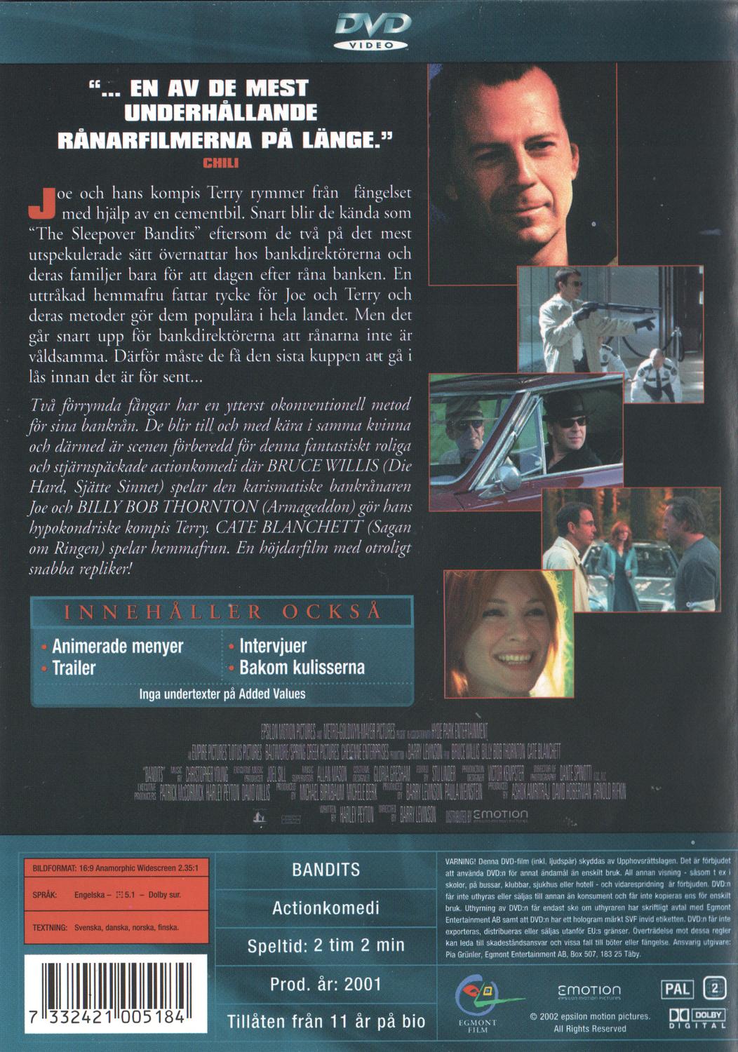 Bandits (2001) DVD