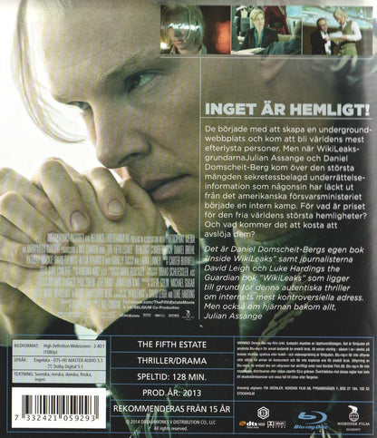 The Fifth Estate (2013) Blu-ray