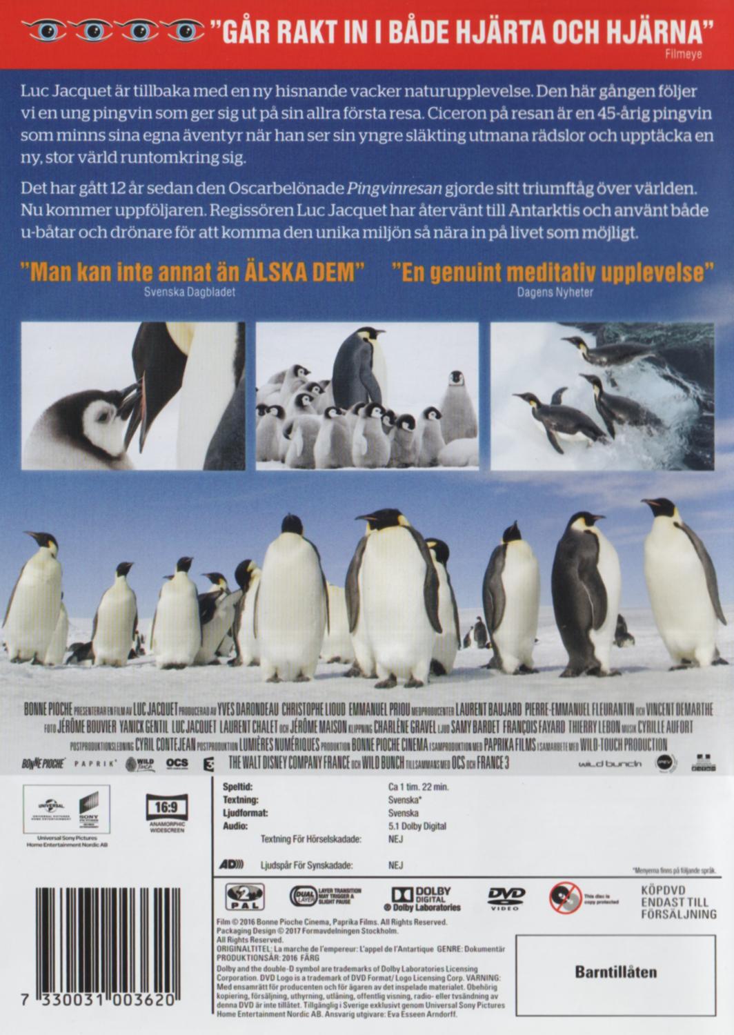 Pingvinresan 2 (2016) DVD