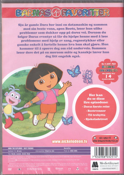 Dora the Explorer Best Friends (2011) DVD, Norwegian Edition