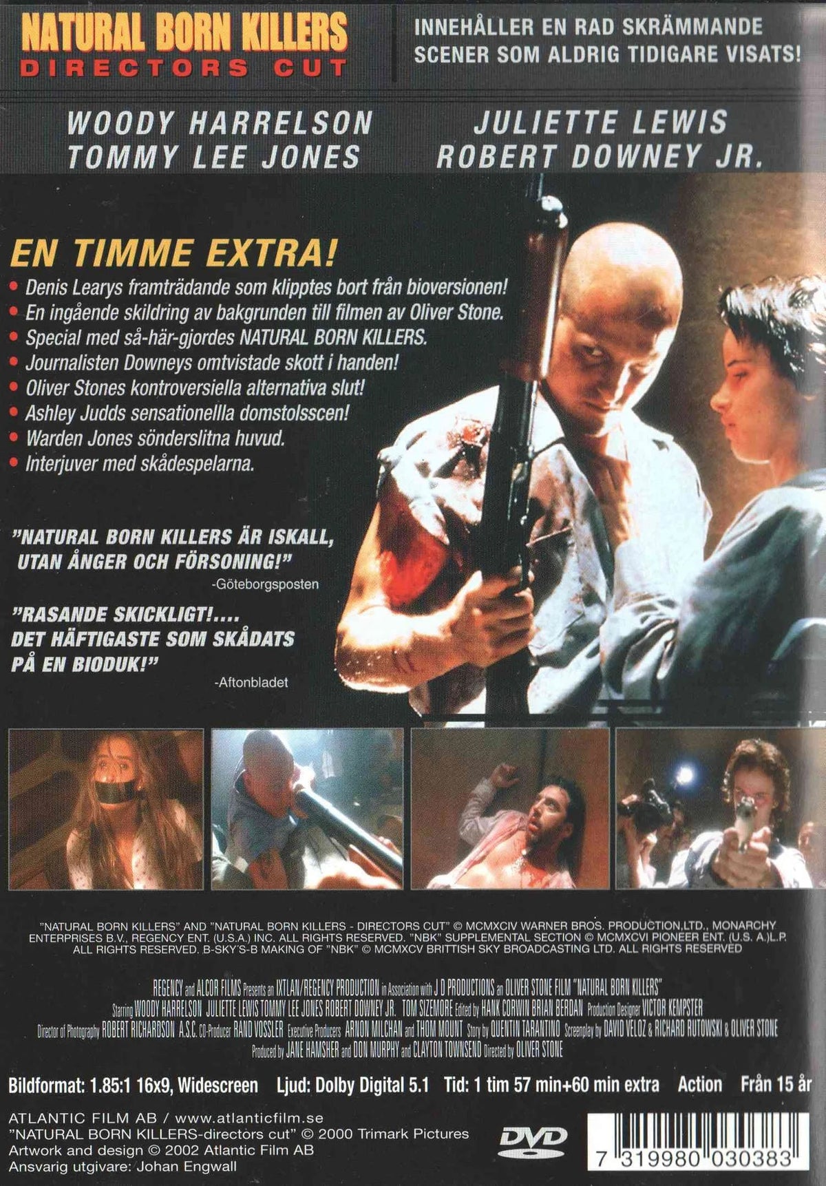Natural Born Killers (1994) DVD, Collector's Edition