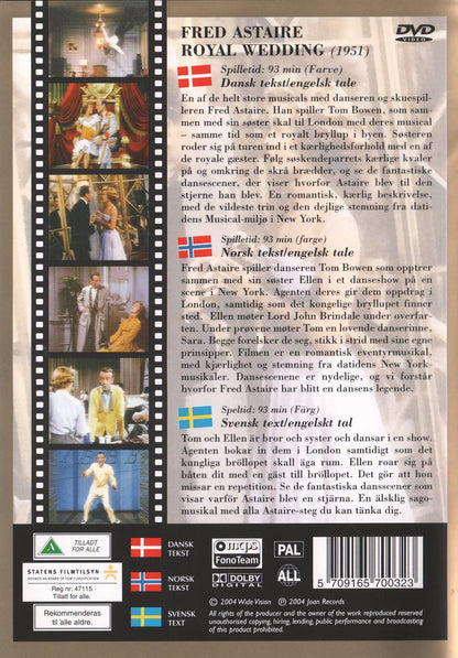 Fred Astaire Royal Wedding (1951) DVD