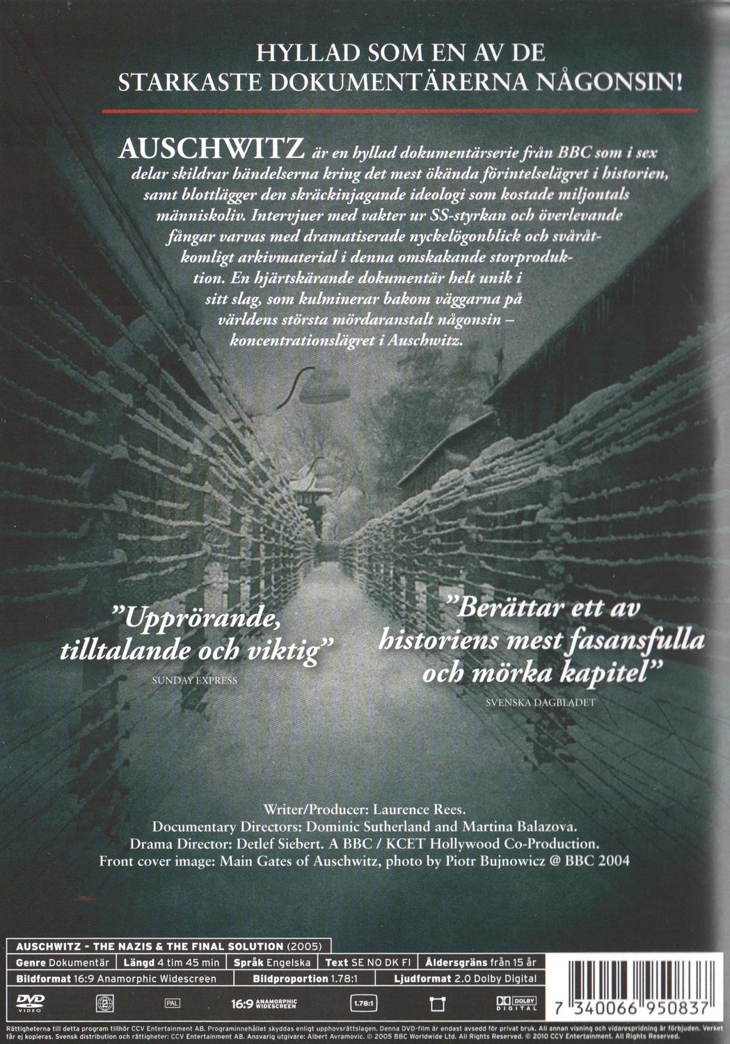 Auschwitz: The Nazis & The Final Solution (2005) DVD
