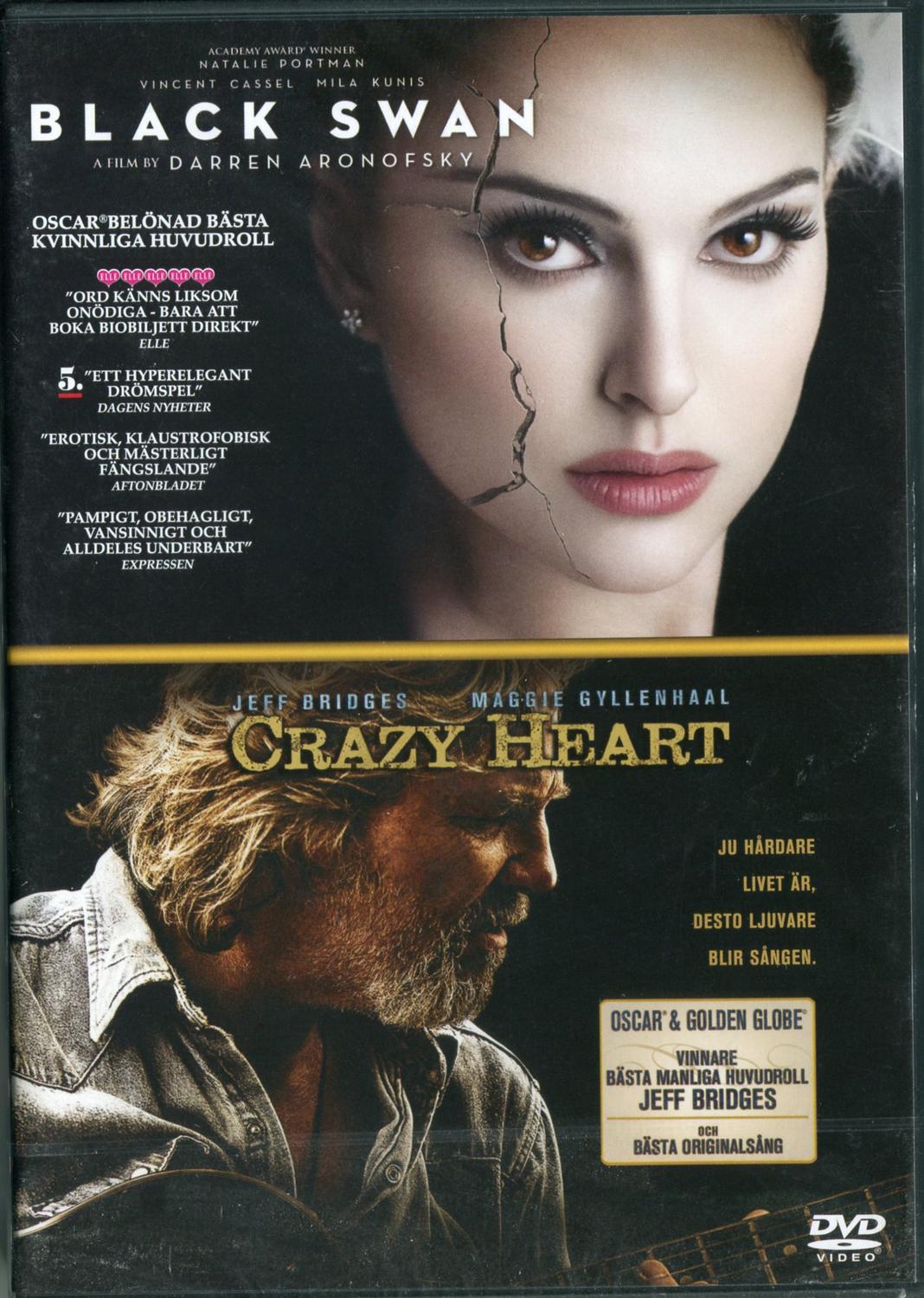 Black Swan & Crazy Heart DVD