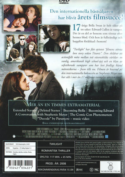 Twilight (2008) DVD