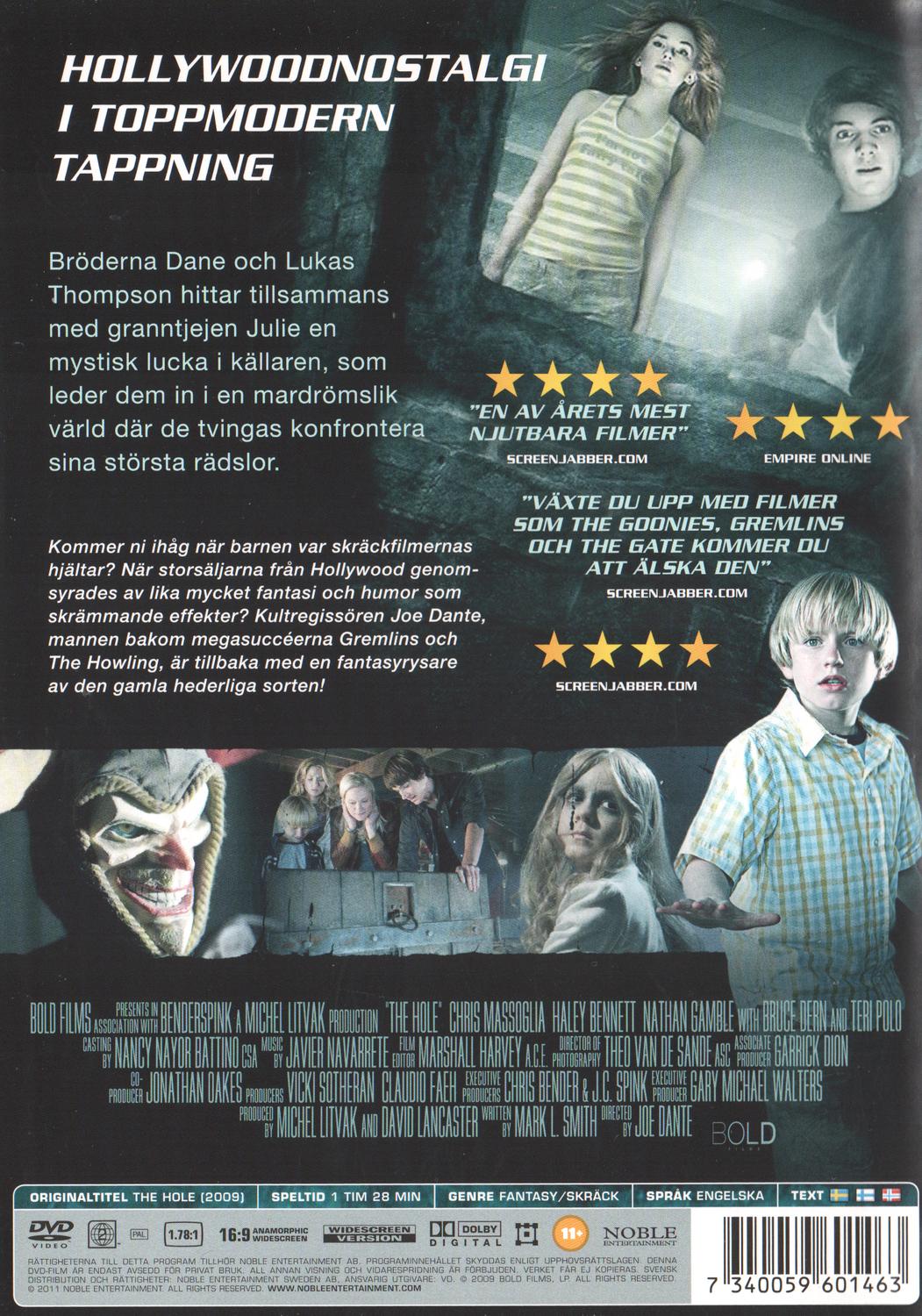 The Hole (2009) DVD