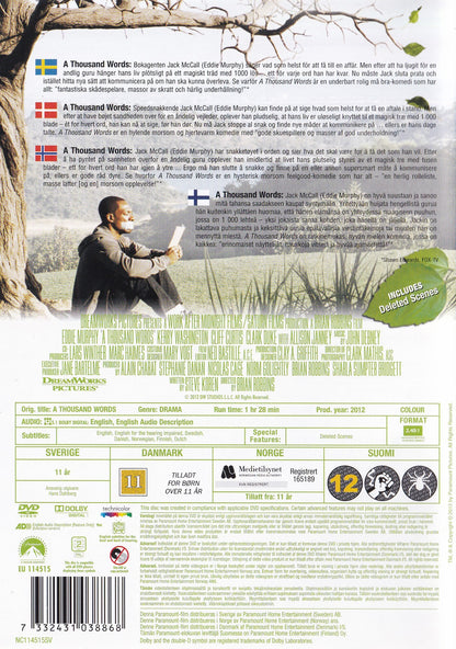 A Thousand Words (2012) DVD