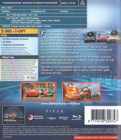 Cars 2 (2011) Blu-ray