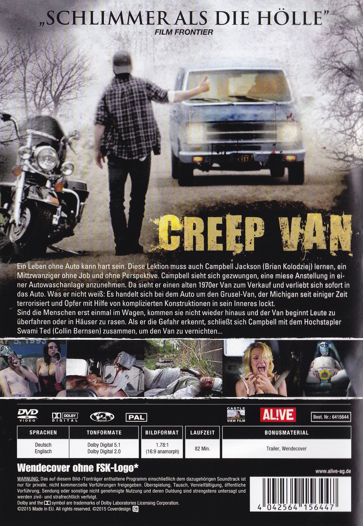 Creep Van (2012) DVD